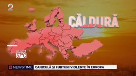 Caniculă și furtuni violente în Europa! Căldura fost întreruptă brusc de furtuni violente